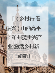 （乡村行·看振兴）山西高平：矿村携手兴产业 激活乡村新动能