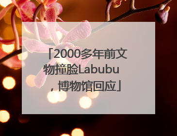 2000多年前文物撞脸Labubu，博物馆回应