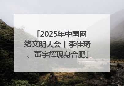 2025年中国网络文明大会丨李佳琦、董宇辉现身合肥