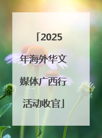 2025年海外华文媒体广西行活动收官