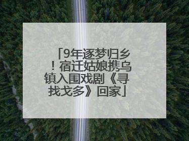 9年逐梦归乡！宿迁姑娘携乌镇入围戏剧《寻找戈多》回家